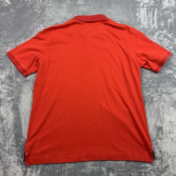 Robert Graham Shirt Men's Size XL Red Classic Fit Polo Crown Skull Logo - Picture 2 of 10